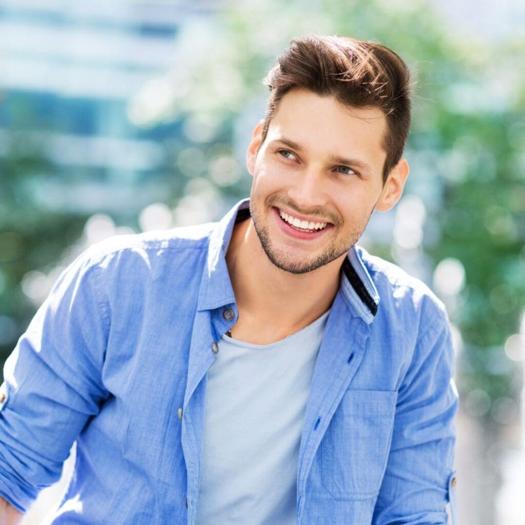 dental fillings | smiling man