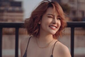 smiling woman